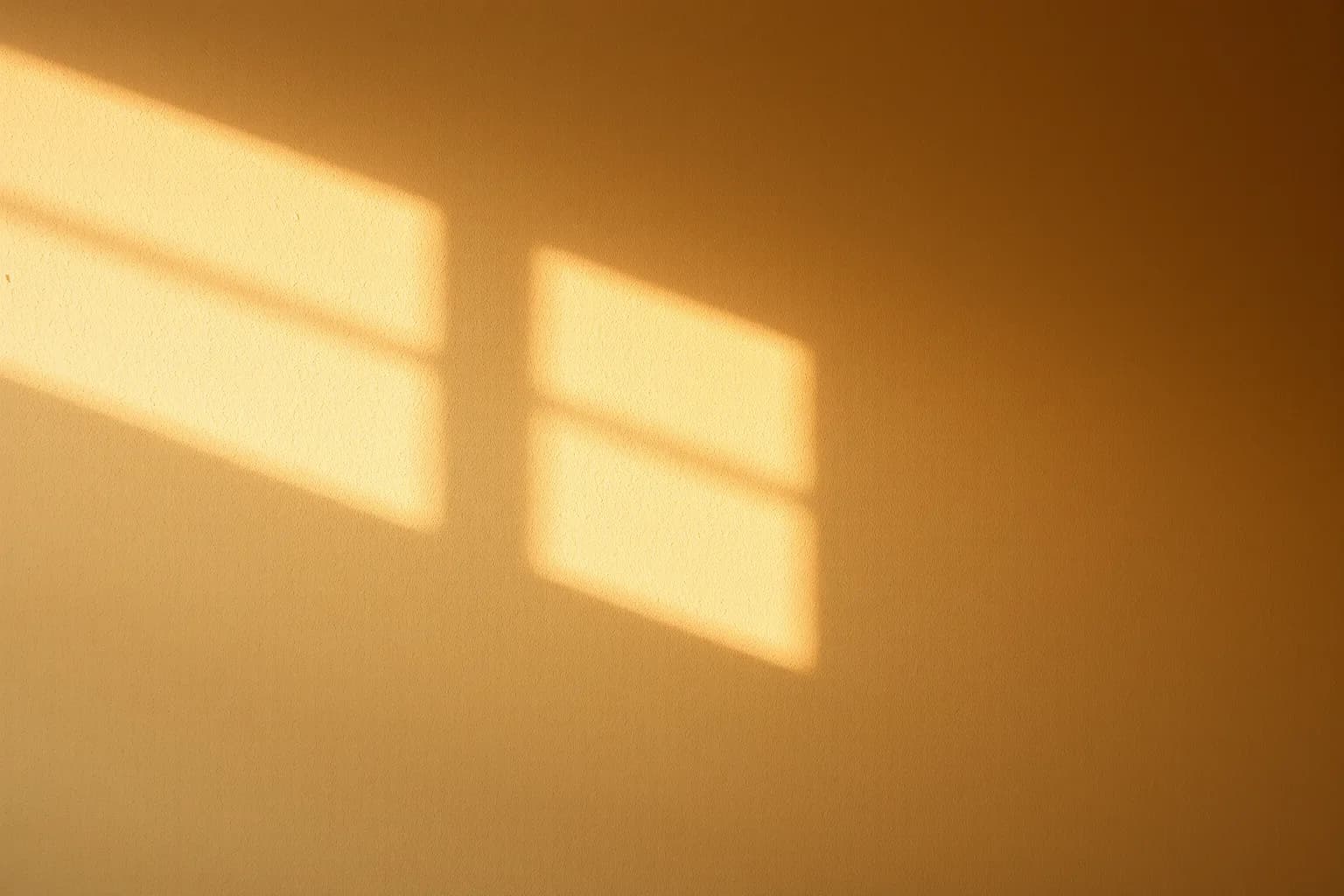Warm material surface in low sunlight