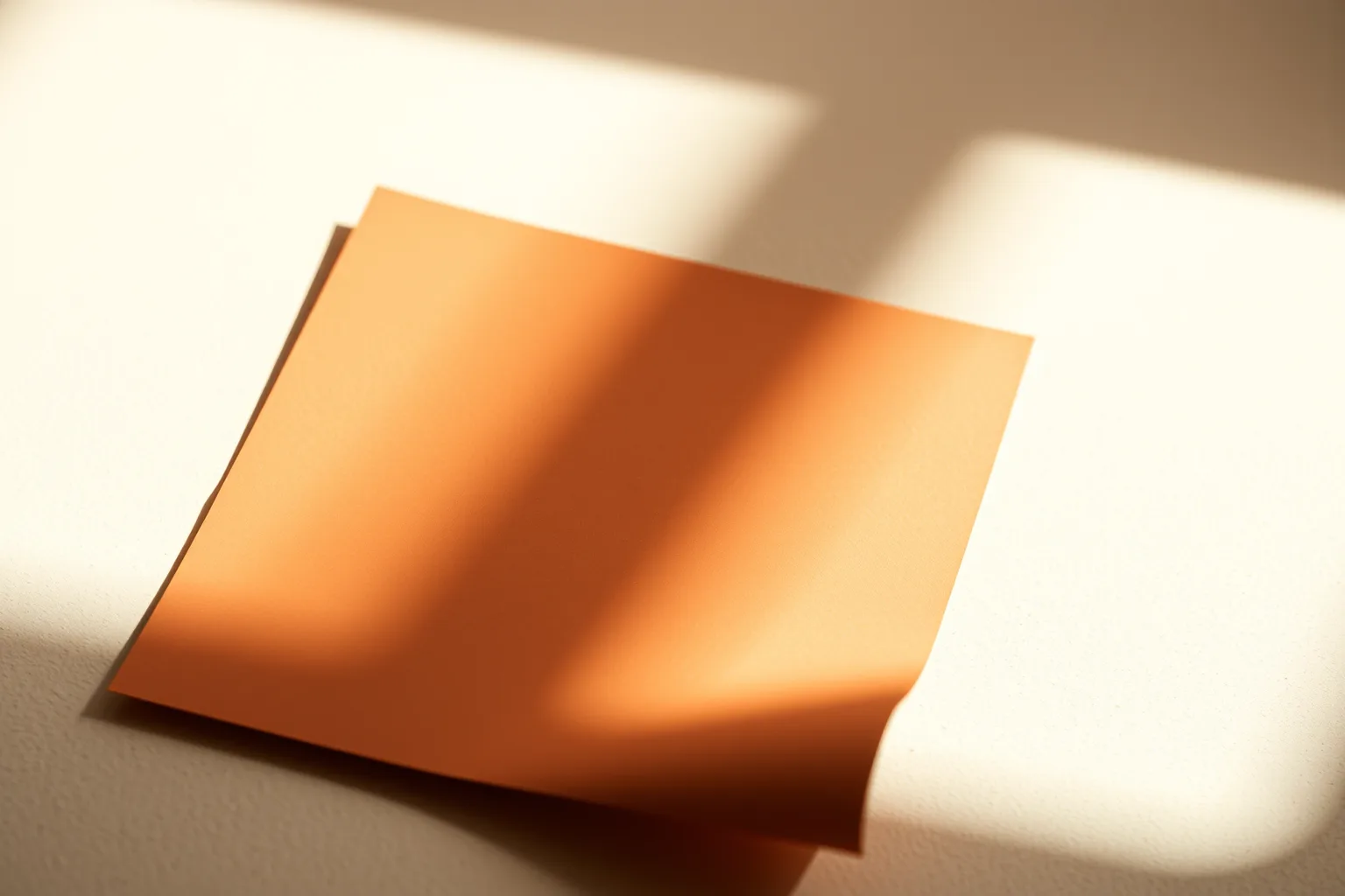 Warm material surface in low sunlight
